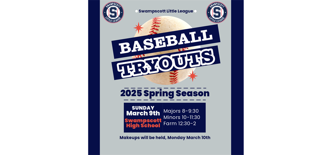 Spring Baseball Tryouts Scheduled for March 9th